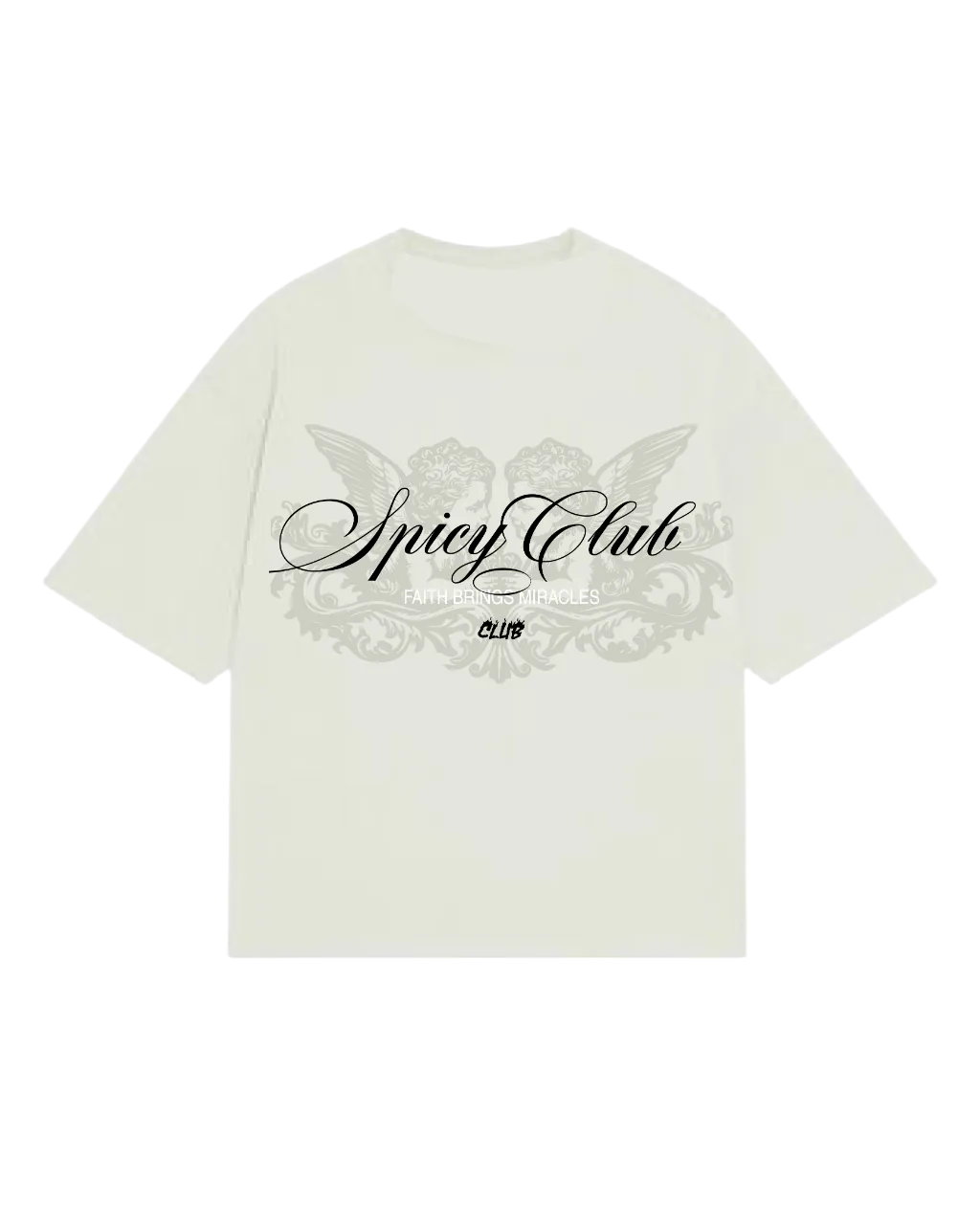 Camiseta Angel Beige - Vista frontal